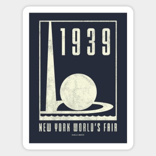 1939 1940 New York World's Fair Stamp Magnet